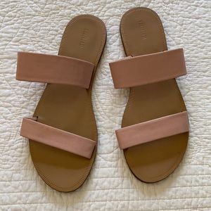 Forever 21 pink sandals slides size 9